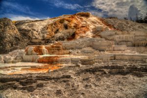 Mammoth Hot Springs in Yellowstone National Park