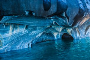 Blue Marble Caves in Patagonia