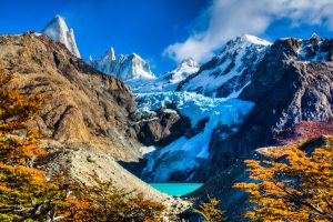 Mt. FitzRoy in Los Glaciares National Park in Patagonia.