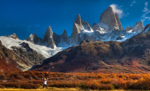 Mt. FitzRoy in Los Glaciares National Park in Patagonia.