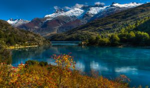 Baker River in Patagonia