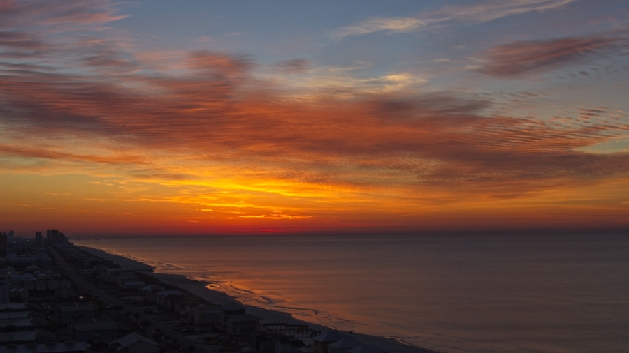 Sunrise over the Gulf of Mexico